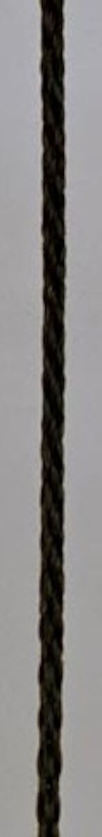 3/16" X 1000' black polypropylene UV treated ski rope