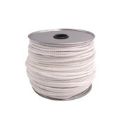 3/16" X 500' diamond braid low stretch polyester rope with wax coating