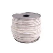 3/16" X 500' diamond braid low stretch polyester rope with wax coating