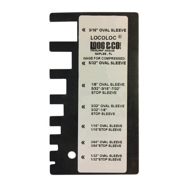 Go no go sleeve gauge 