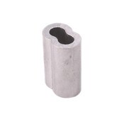 1/4" aluminum cable sleeve