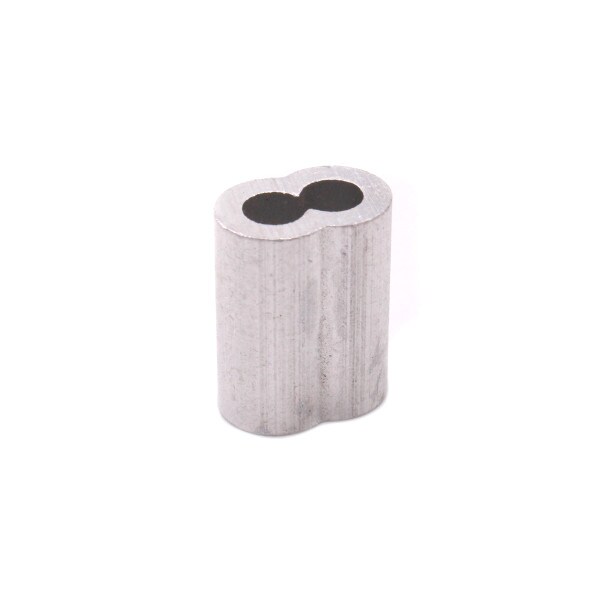 1/8" aluminum cable sleeve