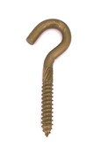 .368 X 3 1/2" ceramic coated screw hook