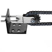 pulley bracket sprocket assembly