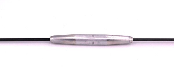 3/16" steel rod coupler