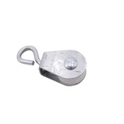 7/8" nylon sheave swivel pulley with galvanized steel housing