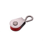 7/8" nylon sheave swivel pulley with stainless steel housing