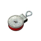 1 3/4" fiberglass reinforced red nylon sheave swivel pulley