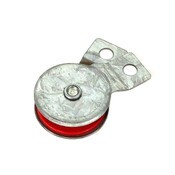 1 3/4 fiberglass reinforced red nylon sheave split pulley with shields