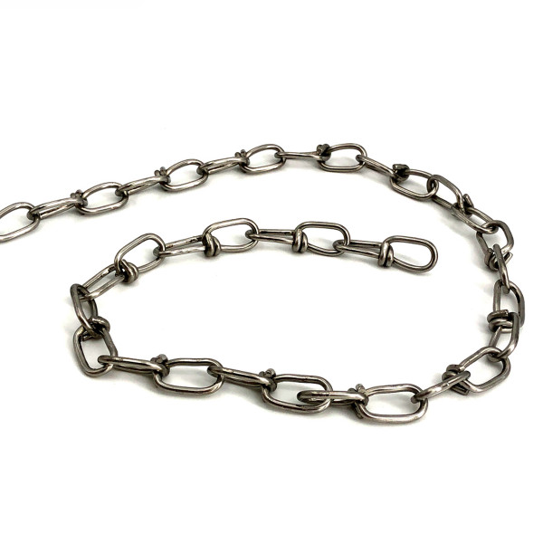 #2 Stainless steel double loop 100' chain