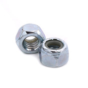 5/16-18" zinc plated nylon insert lock nut