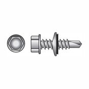 #10 x 1" self tapping screw with neoprene washer