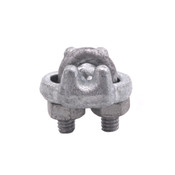 Galvanized drop forged cable clamp