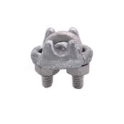 3/16" galvanized drop forged cable clamp