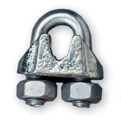 3/8" galvanized cable clamp