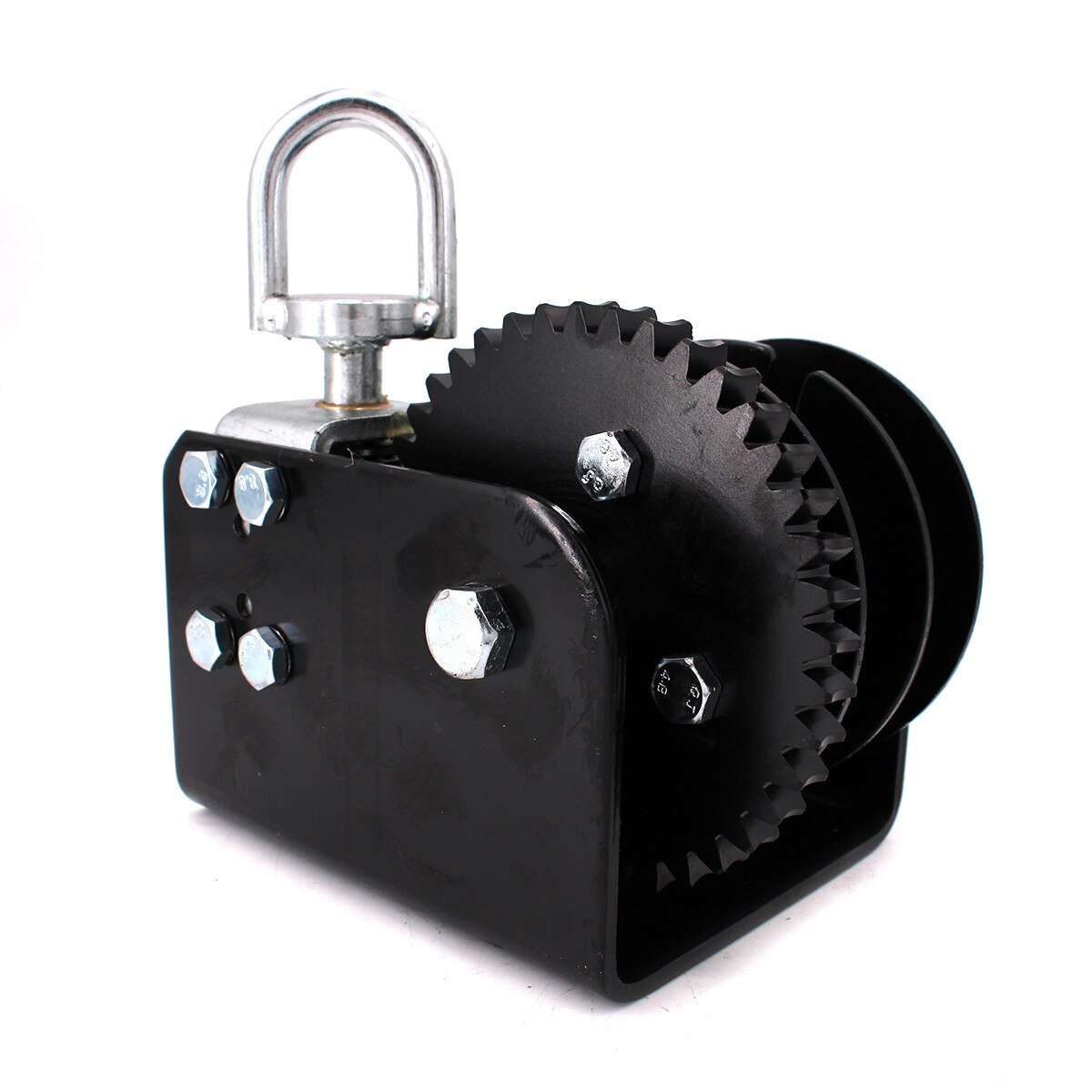 2000lb. worm gear split reel winch