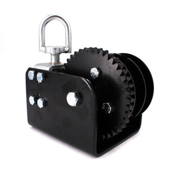 2000lb. worm gear split reel winch