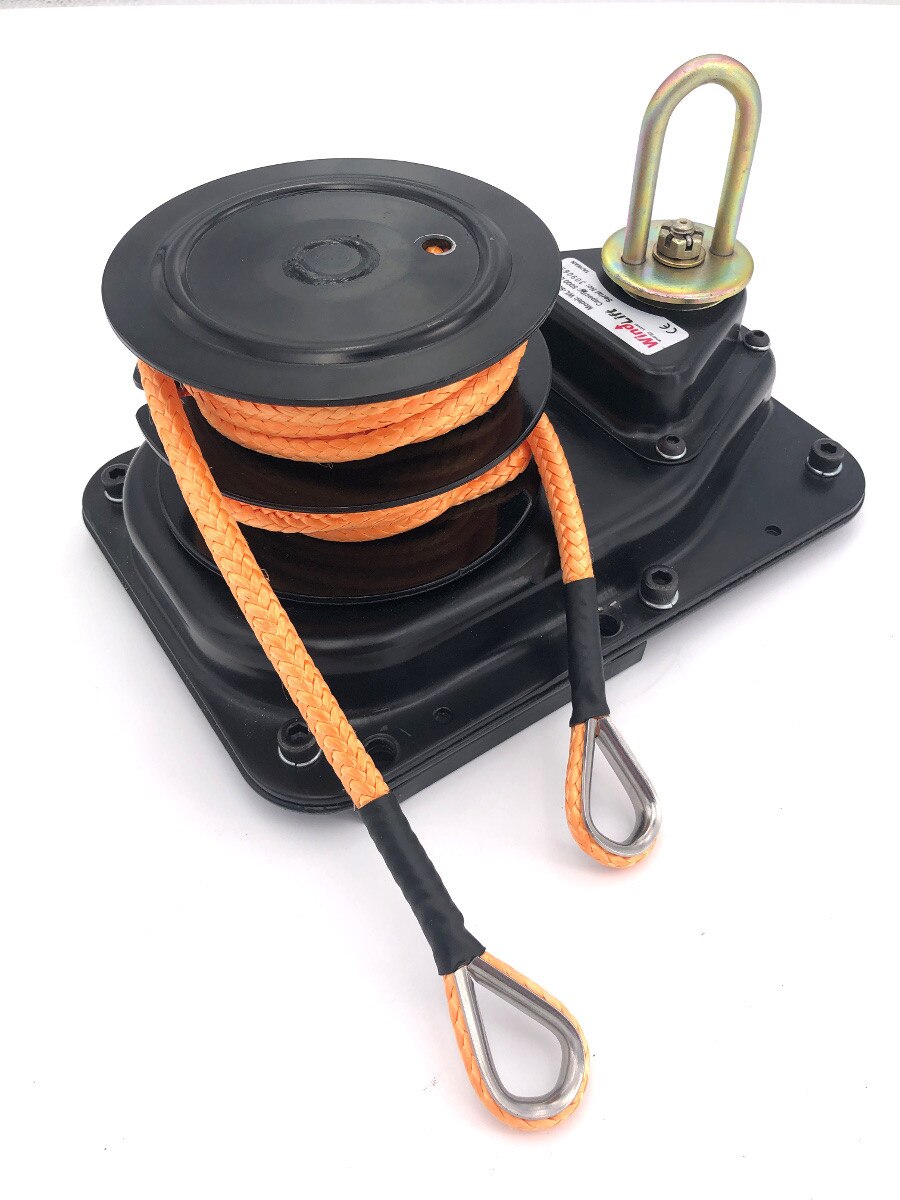black windlift 5000lb. poultry house winch