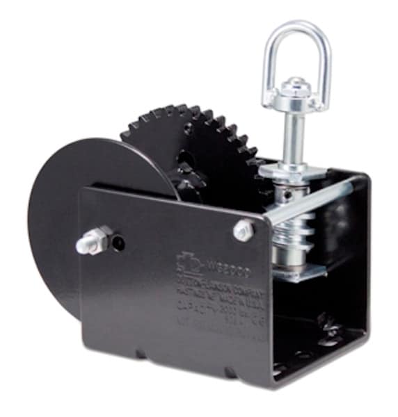 dutton lainson 2000lb. worm gear single reel winch