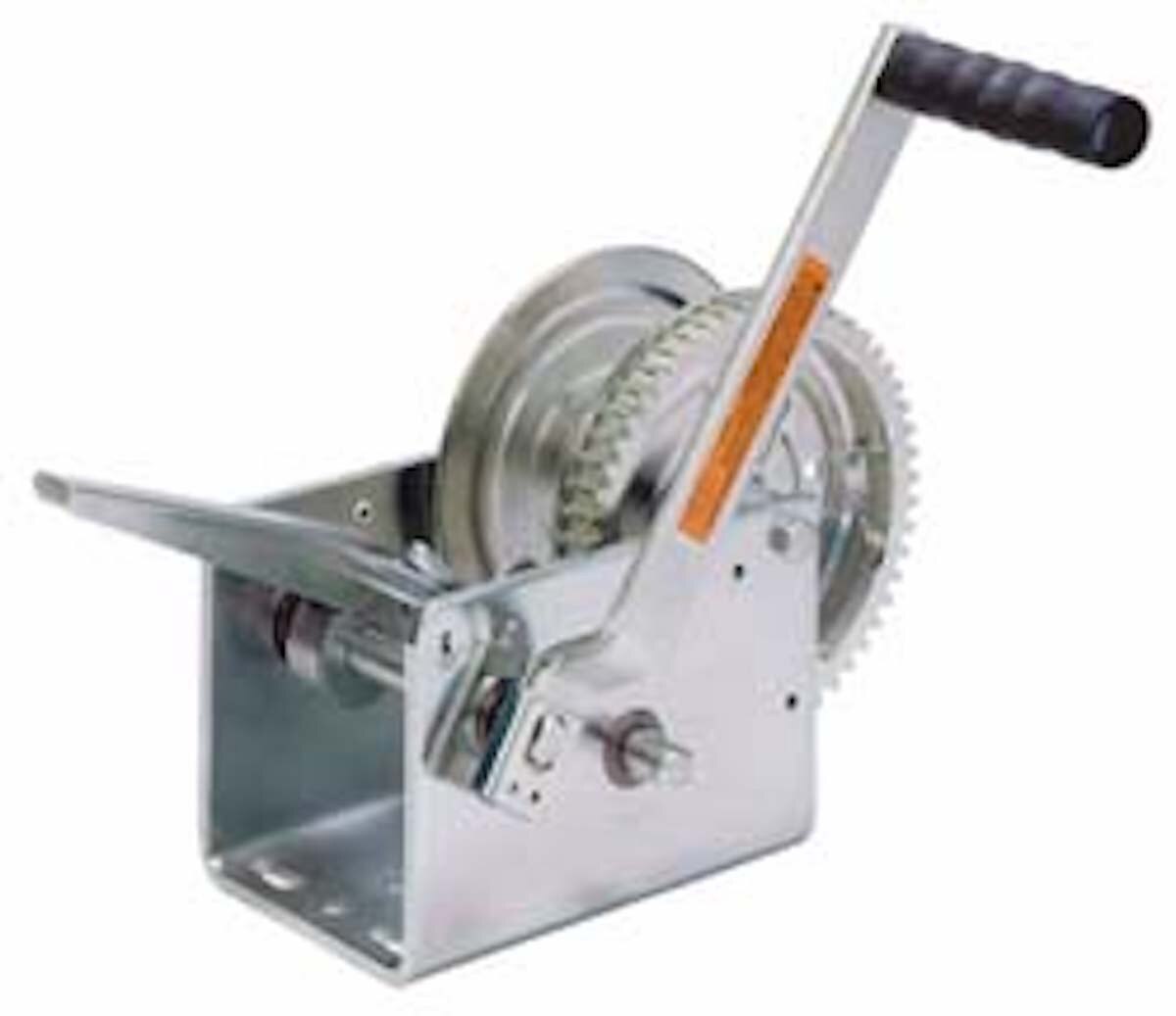 dutton lainson 2500 lb. 2 speed winch with hand brake