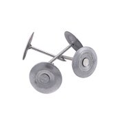 curtain nail with metal cap