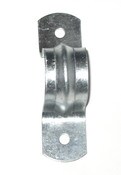 metal pipe strap with two holes