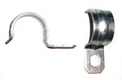 metal pipe strap with one hole