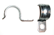 metal pipe strap with one hole