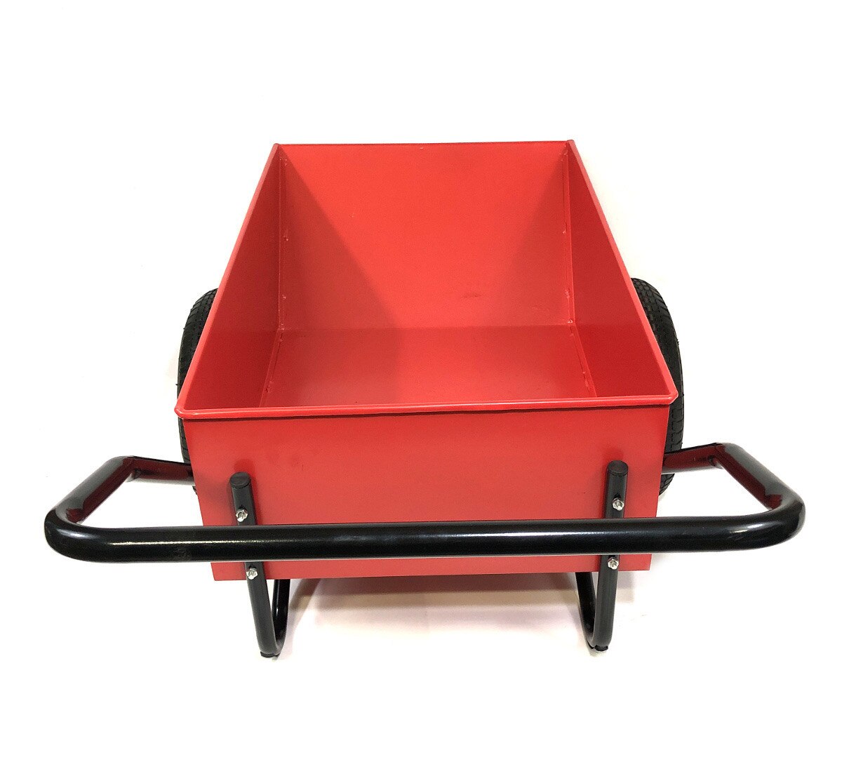 red feed cart