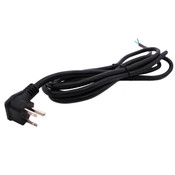right angle power cord with plug