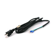 power cord with plug and fork terminal